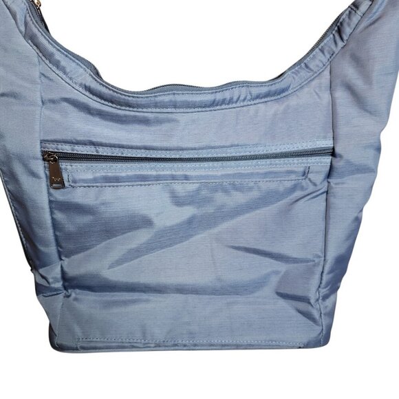 Lug Jamboree Crossbody Shoulder Bag Navy Quilted Nylon – Lightweight Travel Tote - Picture 11 of 11